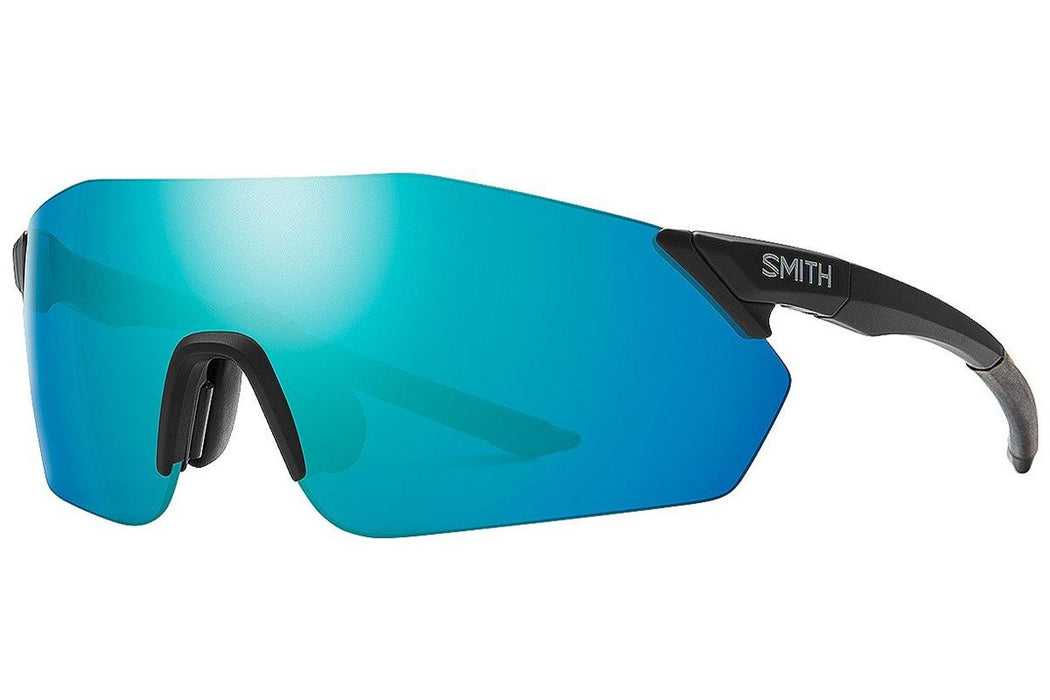Smith Reverb Sunglasses Matte Black Frame, ChromaPop Opal Mirror Lens New