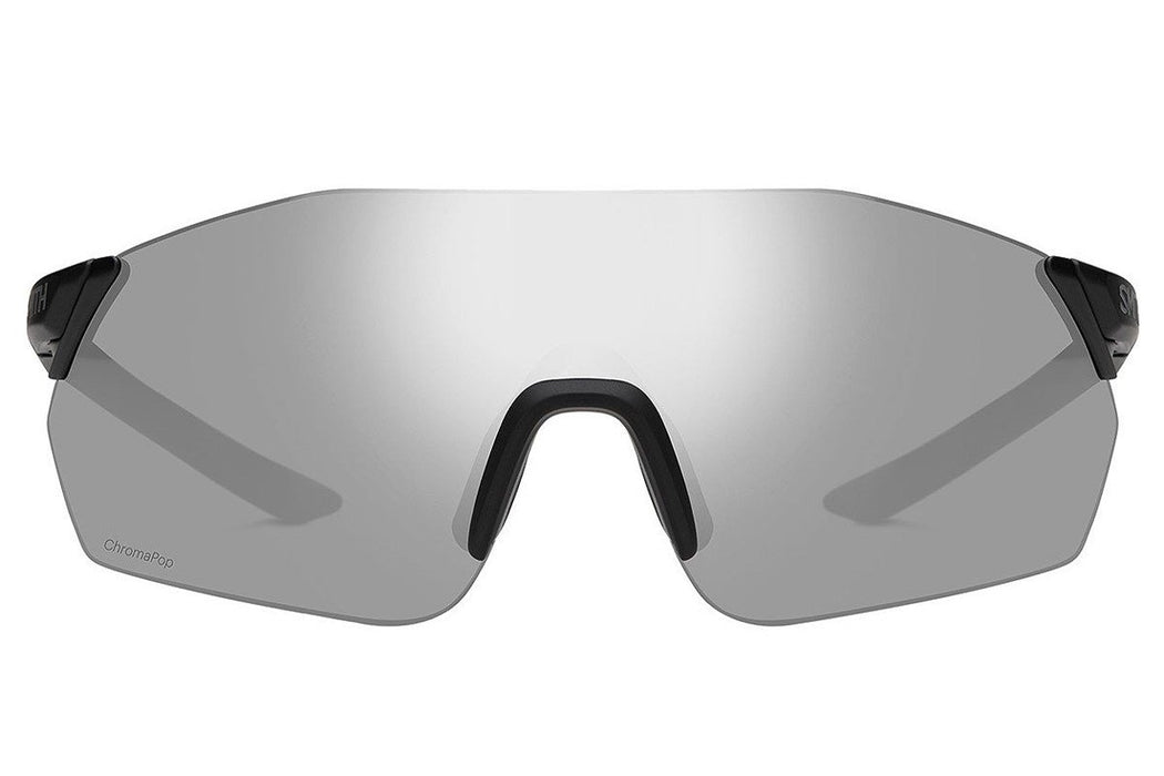 Smith Reverb Sunglasses Matte Black Frame, ChromaPop Platinum Mirror Lens New