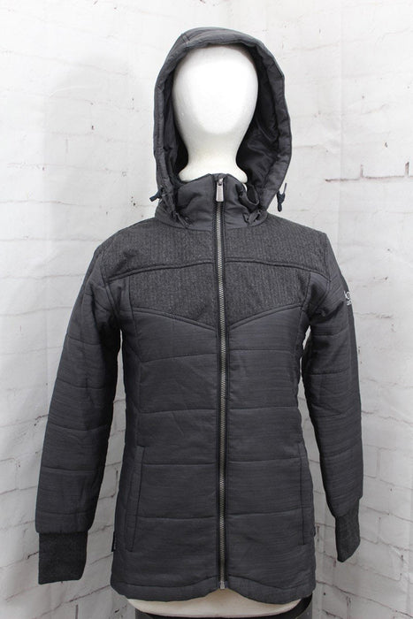 Ride Cascade Snowboard Jacket, Women's Medium, Black (Charcoal) New