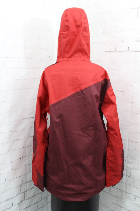 Ride Georgetown Shell Snowboard Jacket, Men's Size Large, Maroon / Red New