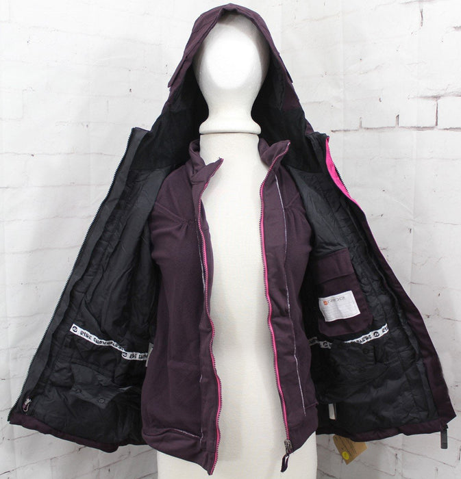 Ride Chevelle 3-in-1 Snow Jacket, Girls Youth Medium (10-12), Vamp Purple New
