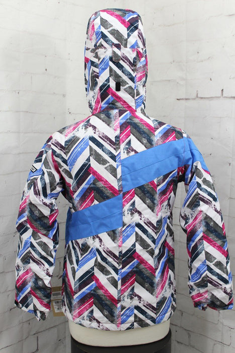 Ride Chevelle 3-in-1 Snow Jacket, Girls Youth Medium (10-12), Chevron Print New