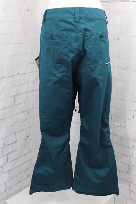 Ride Madrona Snowboard Pants, Mens Extra Large/XL, Slim Fit, Blue Marine New