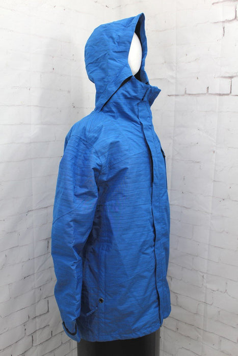 Ride Georgetown Snowboard Shell Jacket, Men's Large, Strong Blue Slub New