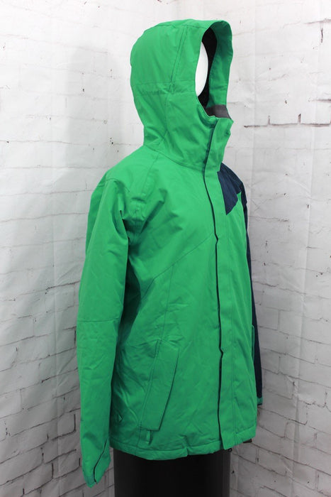 Ride Kent Insulated Snowboard Jacket, Men's Size Large, Emerald Green Twill New