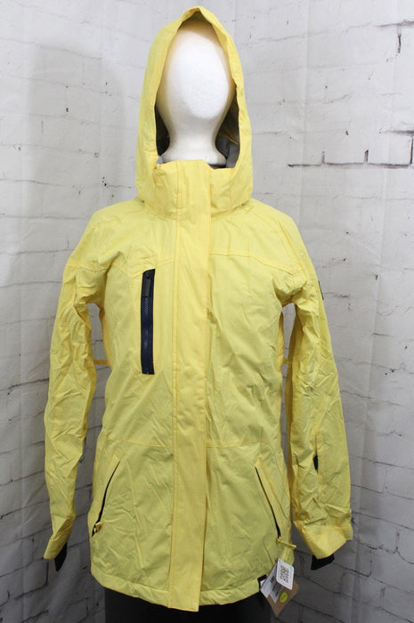 Ride Queen Insulated Snowboard Jacket with Vest, Womens Medium, Butta Yellow
