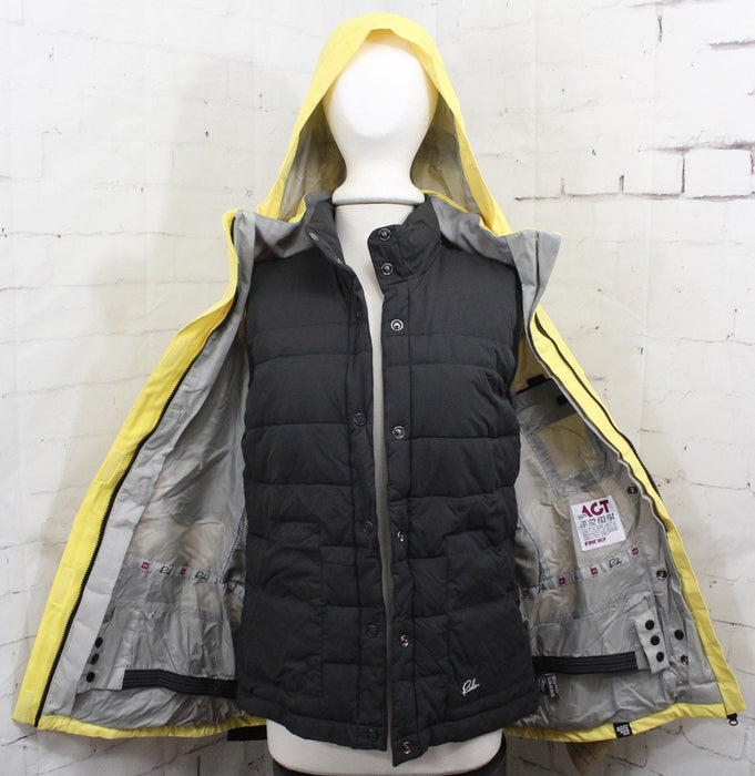 Ride Queen Insulated Snowboard Jacket with Vest, Womens Medium, Butta Yellow