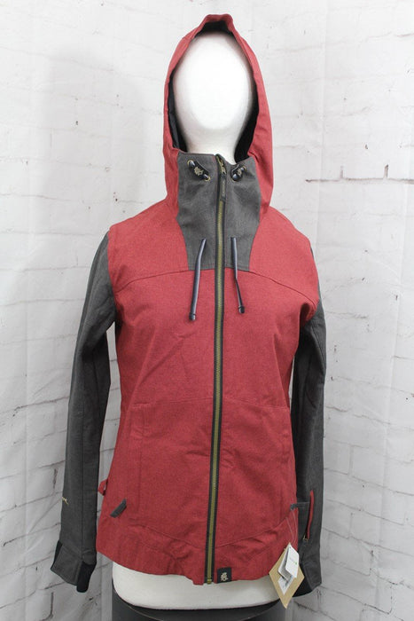 ride cappel snowboard Ride Cappel Runaway Hybrid Snowboard Hoodie/Jacket, Womens Medium Rust — Boarderline Insanity
