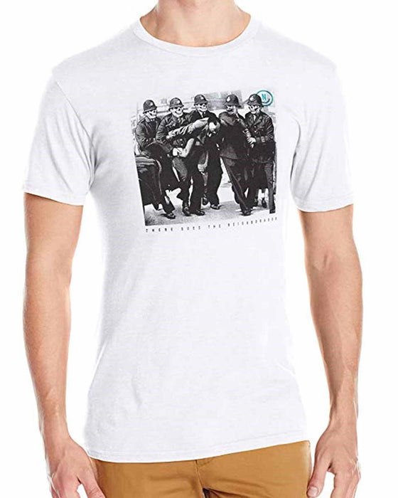 Neff Riot Cotton Crew Neck Short Sleeve Tee T-Shirt, Men's Large, White New