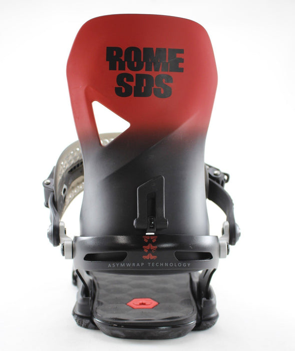 Rome Vice Snowboard Bindings, L/XL (Mens US 10.5+), Agent Black /Red New 2023