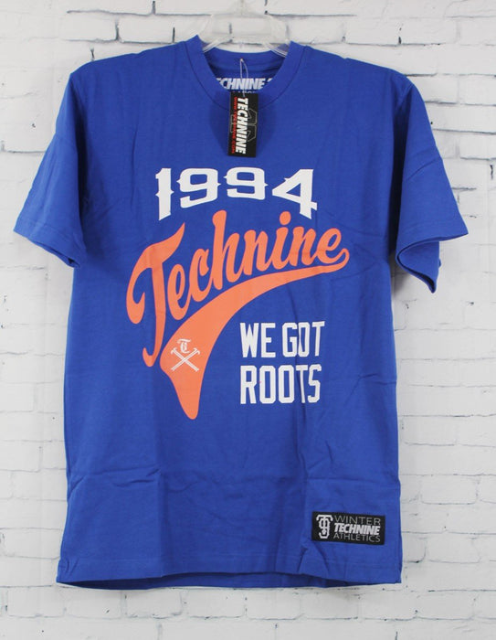 Technine Mens Roots Short Sleeve T-Shirt Medium Dodger New