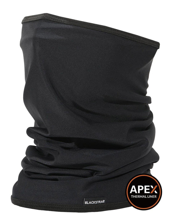 BlackStrap Adult The Apex Tube Neck Gaiter Warmer Facemask Solid Black New