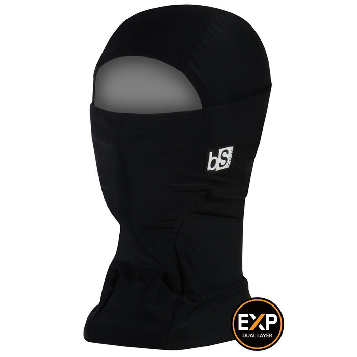 BlackStrap Adult Expedition Hood Dual Layer Balaclava Facemask Solid Black New