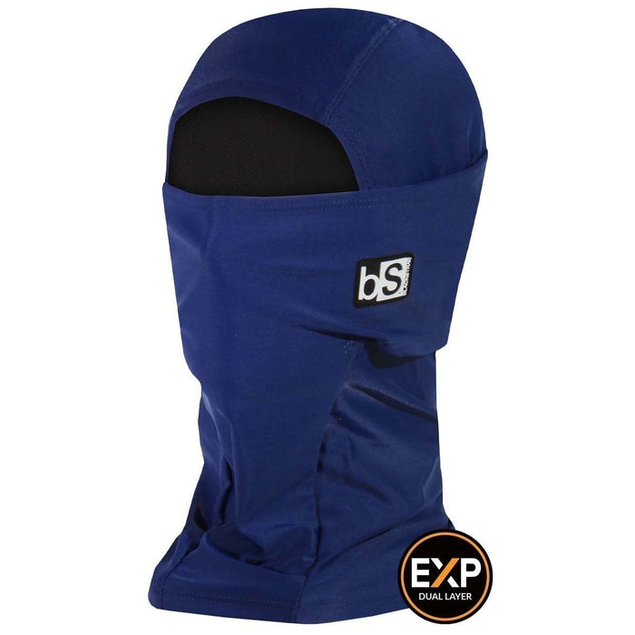 BlackStrap Adult Expedition Hood Dual Layer Balaclava Facemask Solid Navy Blue