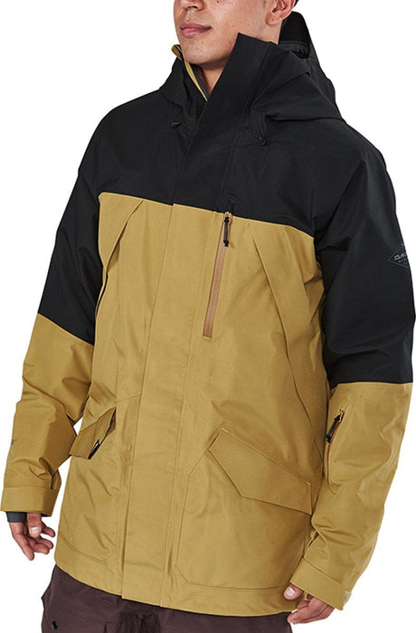 Dakine Men's Sawtooth 3L Gore-Tex Shell Snowboard Jacket Large Fennel / Black
