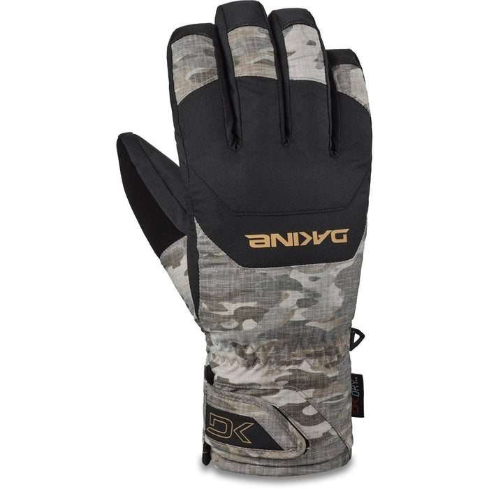 Dakine Scout Short Snowboard Gloves Men's Large Vintage Camo (w/Removable Liner)