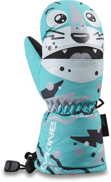 Dakine Kids' Scrambler Ski and Snowboard Mitts Toddler's Medium Ai Aqua New