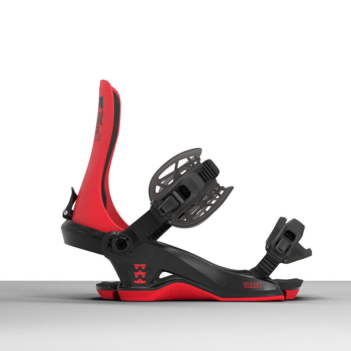Rome Trace Snowboard Bindings Mens L/XL Black/Red (US 10.5+) New