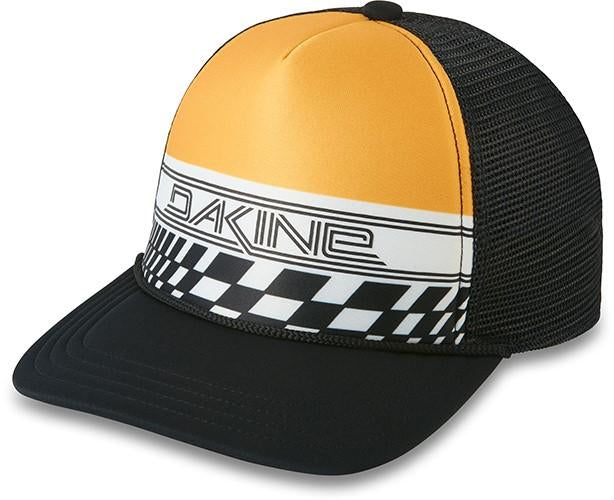Dakine Stingray Trucker Snapback Cap Mens Hat Black Yellow / White New