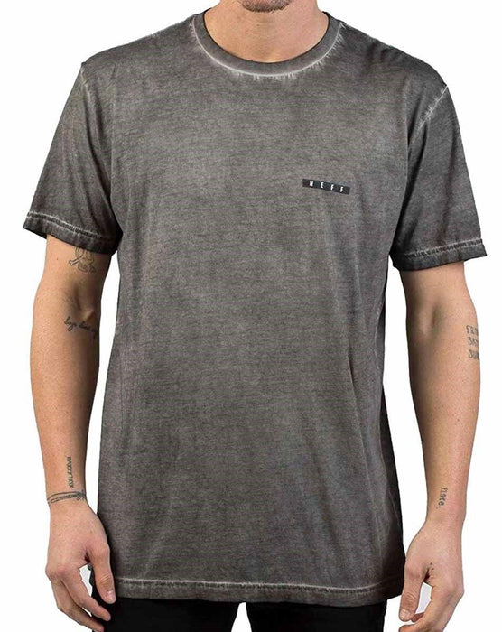 Neff Science Washed Short Sleeve Tee T-Shirt, Men's Large, Charcoal Grey New