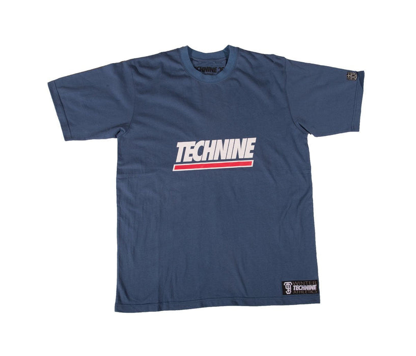 Technine Mens Sideline Short Sleeve T-Shirt Large Navy New