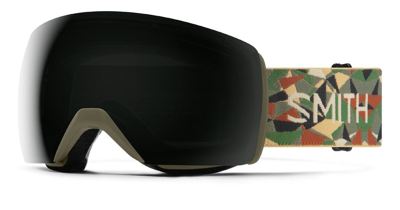 Smith Skyline XL Snow Goggles Alder Geo Camo, Chromapop Sun Black Lens New
