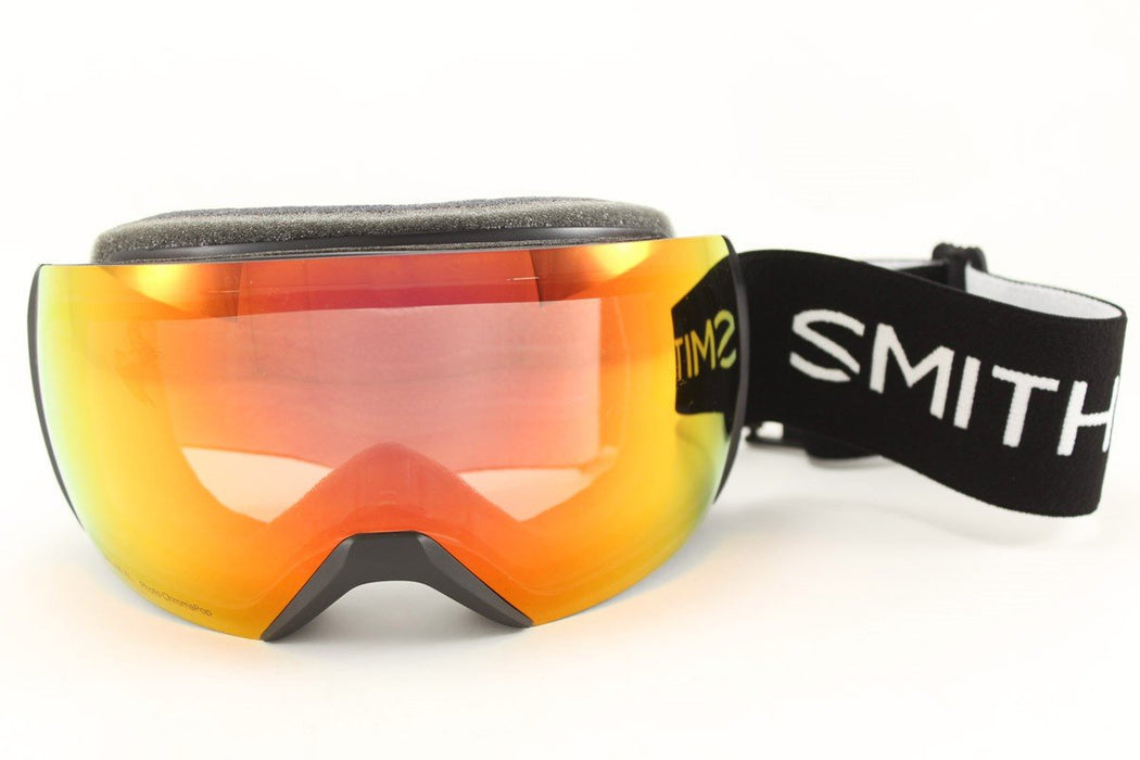 Smith Skyline XL Snow Goggles Black Frame, Photochromic Red Mirror Lens New