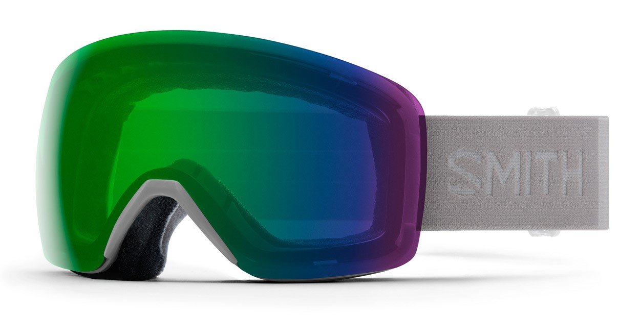Smith Skyline Snow Goggles Cloudgrey Frame, Everyday Green Mirror Lens New
