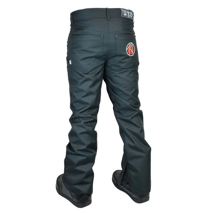 Technine Men's Slimish Denim Shell Snowboard Pants XL Black New
