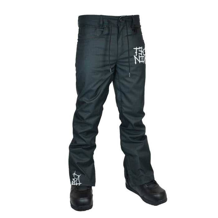 Technine Men's Slimish Denim Shell Snowboard Pants XXL Black 2XL New