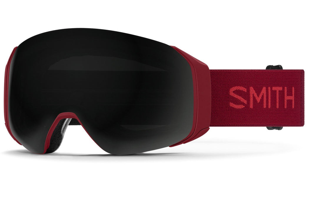 Smith 4D Mag S Snow Goggles Sangria, Chromapop Sun Black Lens + Bonus New 2023