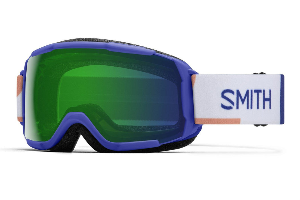 Smith Grom Youth Snow Goggles Lapis Risoprint, Everyday Green Mirror Lens New 2023