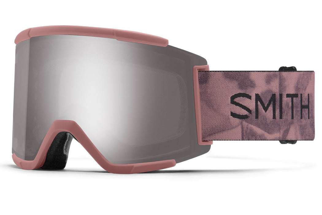 Smith Squad XL Snow Goggles Chalk Rose Bleached, Sun Platinum Mirror Lens +Bonus