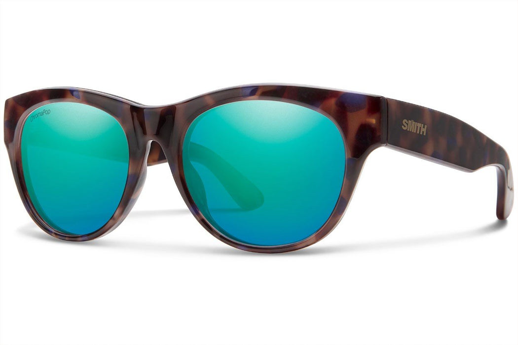 Smith Sophisticate Sunglasses Violet Tortoise Frame, Polarized Opal Mirror Lens