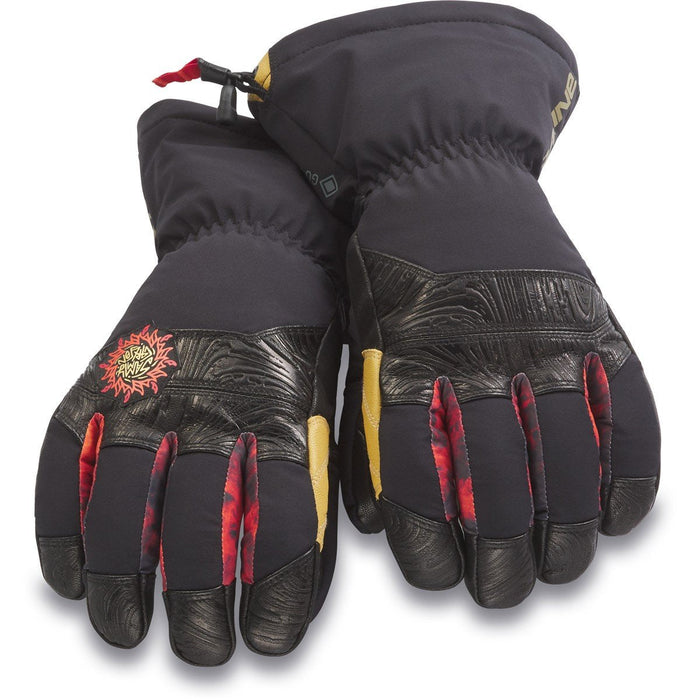 Dakine Team Excursion Gore-Tex Snowboard Gloves Men's XL Sammy Carlson Black/Red