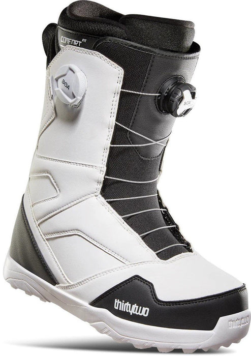 Thirtytwo STW Double Boa Snowboard Boots, US Men's Size 8, White New 2023