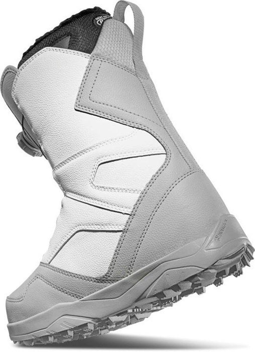 Thirtytwo STW Double Boa Snowboard Boots, US Womens 6, Grey/White New 2023
