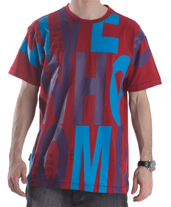 Nomis Tips Short Sleeve T-Shirt, Men's Medium, Red