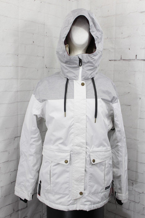 686 Treasure Insulated Snow Jacket, Women's Large, White Engineered