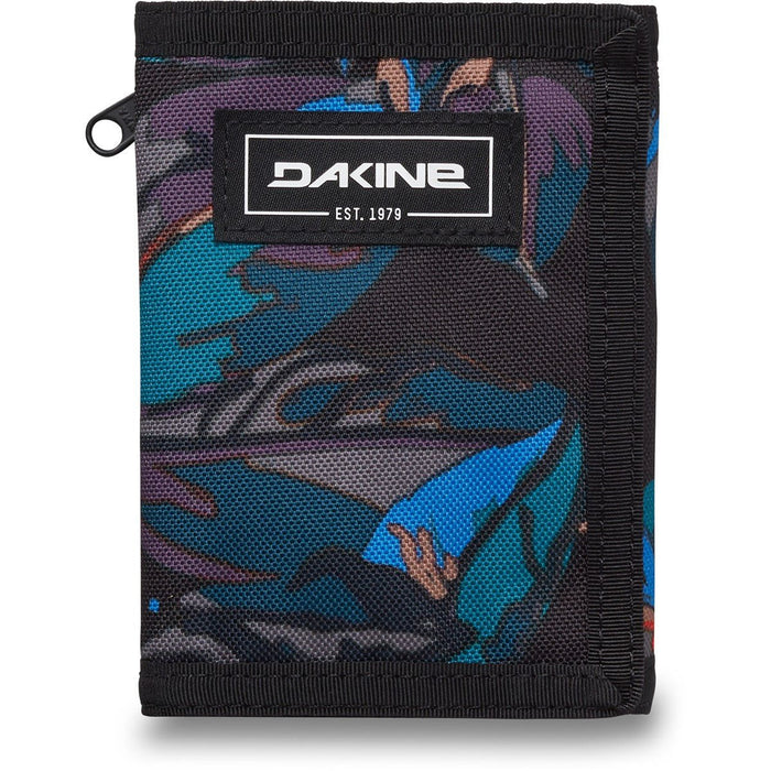 Dakine Vert Rail Tri-Fold Wallet with Zipper Coin Pocket Tropic Dream Print New