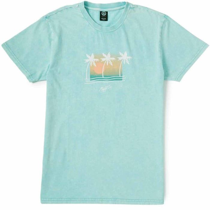Neff Venice Boredwalk Cotton Short Sleeve Tee T-Shirt, Men's Large, Blue New
