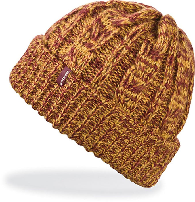 Dakine Women's Veronica Cable Knit Acrylic Beanie Rosewood Lil Buck New