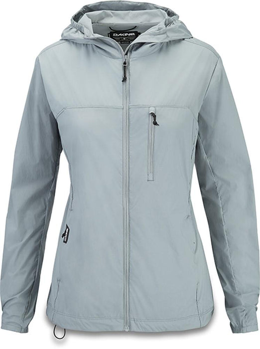 Dakine Reserve Full-Zip Windbreaker Jacket, Women's Medium, Lead Blue Grey New