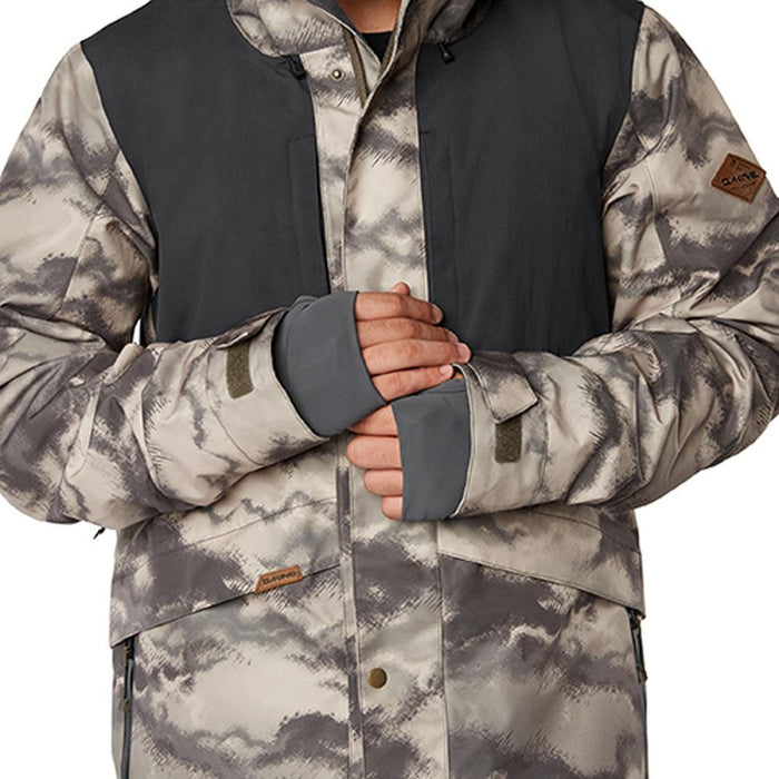 Dakine Wyeast Shell Snowboard Jacket, Men's Large, Ashcroft Camo / Black New