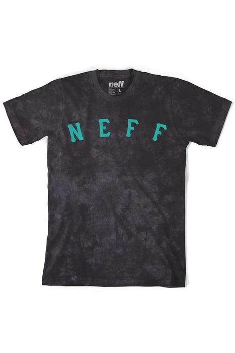 Neff Washer Short Sleeve Tee T-Shirt, Men's Large, Black / Crystal Wash New