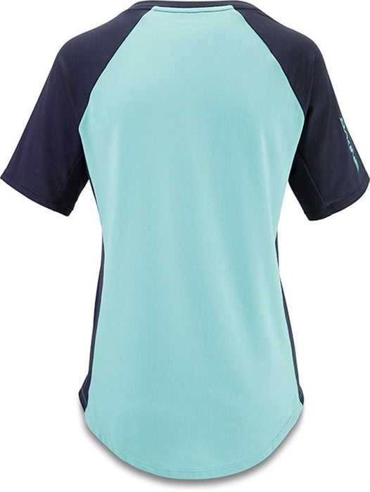 Dakine Xena Short Sleeve Cycling Bike Jersey Shirt, Women's Medium Nile Blue New
