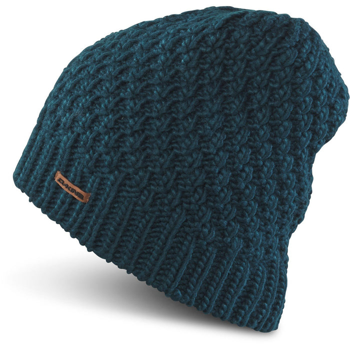 Dakine Zoe Acrylic Novelty Knit Beanie Deep Teal New