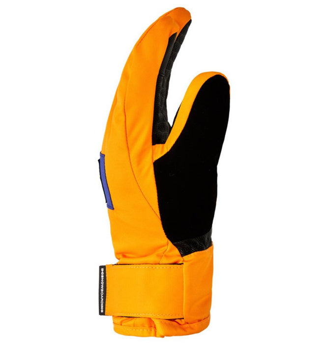 Popsicle Gloves, Boy\'s Insanity DC New Medium, Snowboard — Franchise Orange Boarderline