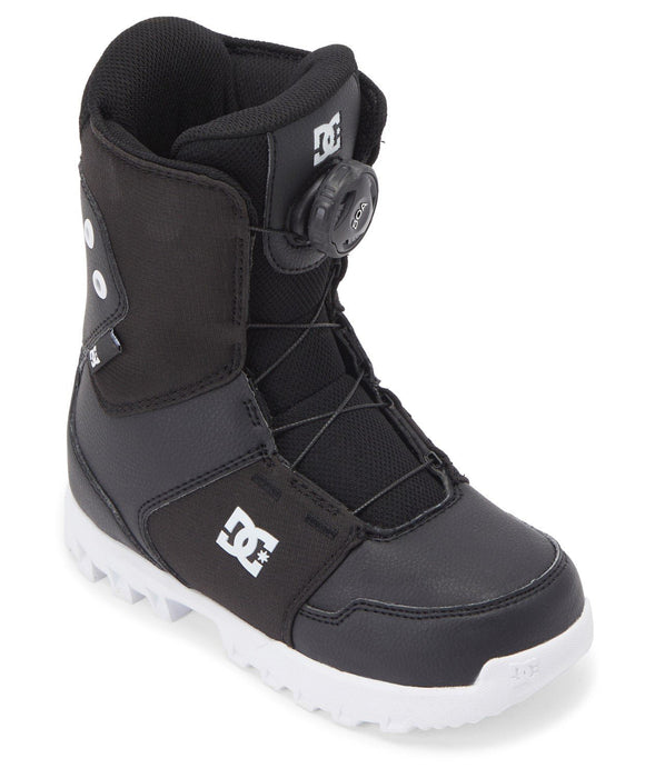 DC Youth Scout Boa Snowboard Boots, Kids Size 1, Black New 2024
