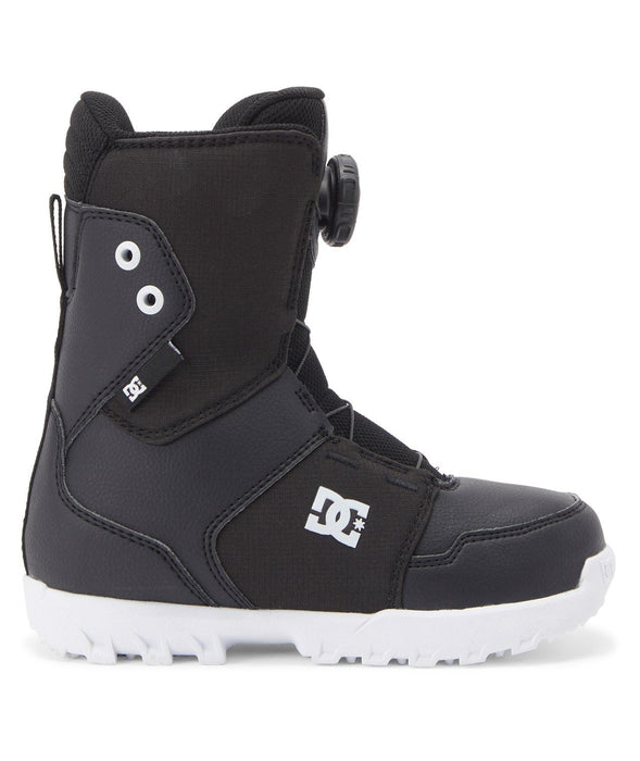 DC Youth Scout Boa Snowboard Boots, Kids Size 2, Black New 2024